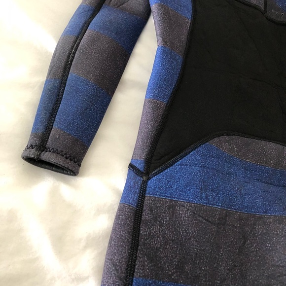 Wetsuit Full Suit 4/3mm No Zip Buell Striped - Picture 8 of 11